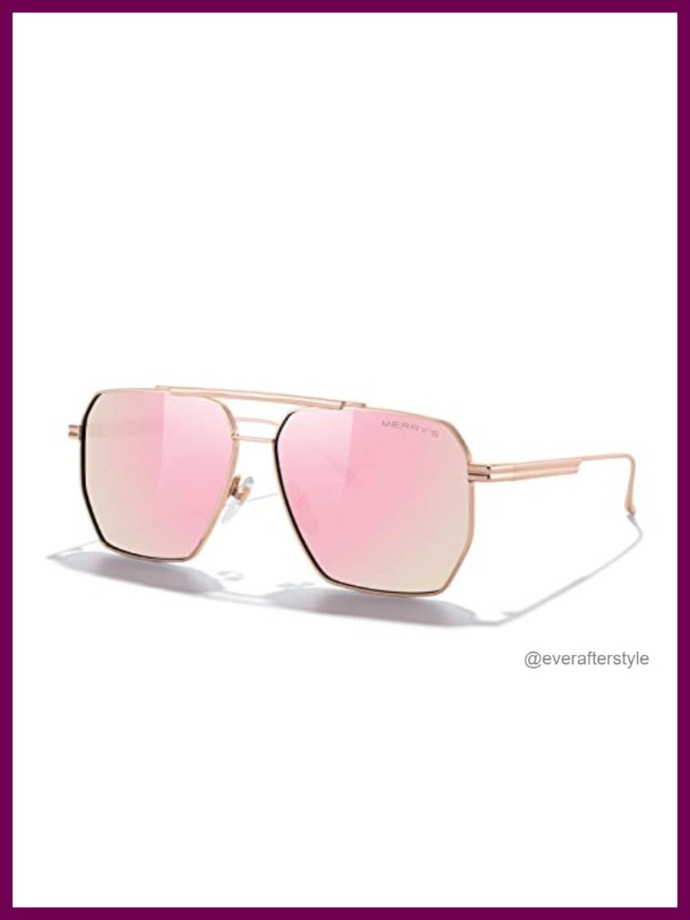 Oversized Polarized Square Sunglasses Unisex Retro Metal Frame UV400 Gift Set